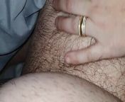 Step mom Touching step son leg near his cock from mom teching son to hanndjop