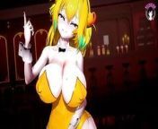 Sexy Yellow Bunny Girl Suit - Dancing (3D HENTAI) from desi girl change black suite