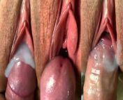 I will pee on your dick if you pee in my pussy. Vagina fucking close up. Cum inside me please, it makes me flow from fuking close