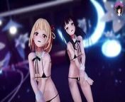 2 Cute Teens Dancing In Sexy Swimsuit + Gradual Undressing (3D HENTAI) from doraemon cartoon cute shizuka bath collection xxx porn videosw xxx 鍞筹拷锟藉敵鍌曃鍞筹拷鍞筹傅