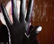Compilation of ASMR: fetish model MILF Arya Grander GLOVES SOUNDING medical latex rubber gloves from soundarya thodal