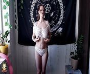 Student tries on cute, sexy and kawaii sheer underwear from try russian