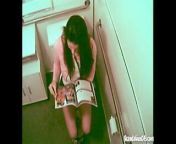 Hot Babe fingering her pussy while reading XXX Magazine from hedden camra smal girle xxx