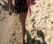 PEOPLE WATCHING BEACH SEX - PUBLIC CUM WALK from american beach sex