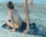 Russian swingers fuck modest girl on the beach - FFM from russian naked beach girls