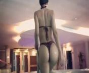 Yanet Garcia getting out of a pool from view full screen yanet garcia nude teasing in green bikini video leaked