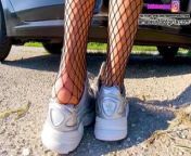 Kati’s sweaty feet, fishnet tights, shoeplay, dipping and dangling from katie dip