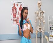 VRBangers.com-Hot Ebony Nurse fucking a patient VR Porn from zambia black nurse porn fuckian xxx video