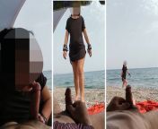 Dick flash - A girl caught me jerking off in public beach and help me cum - MissCreamy from public masturbation stranger girl caught me jerking off and flashing my dick and helped me cum