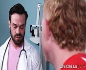 Doctor James Fox seduces hairy blond patient Bennett Anthon from furry raccoon and fox gay