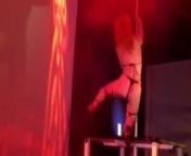 Western Burlesque Striptease by Tall Anglo-Nordic Blonde from anglo fuck video