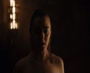 Maisie Williams (Aria Stark) Naked Sex Scene GOT S8 E2 from sophie turner maisie williams sex scenes video