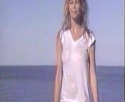 Claudia Schiffer in the pool from claudia shiffer making off