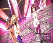 mmd r18Kizuna AI & Mirai Akari lamb sex dance 3d hentai from 【ai mmd】maou ariel bass knight 2 sex