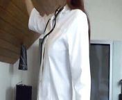 German Milf Nurse give sensual Handjob to young patient from handjob cam