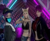 MMD ITZY - LOCO Ahri Akali Kaisa Evelynn Seraphine Kda Sexy Kpop Dance 4K 60FPS League of Legends from lia itzy nude