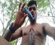 Indian Desi boy jordiweek Jungle me Oil ke sath lond ka massage korne pahucha from indian hunk naked