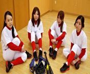 The schoolgirls of baseball team like hot sex with creampie from hot sex school japan