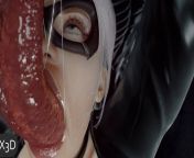 X3D Intense anal sex delicious tasty big ass swallowing huge sweet cock anus gaping hard fuck intense sex buttocks thirsty from japanese gaping puss