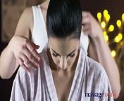 Massage Rooms Face sitting orgasms for horny young lesbian from pirno hub