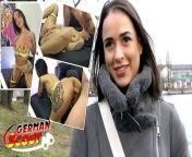 GERMAN SCOUT - Big Butt Saggy Tits Tattoo Girl LydiaMaus96 at Rough Casting Fuck from hot saggy tits