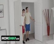 Step Moms & Step Sons Los Angeles Getaway feat. Barbie Feels & Alexis Abbey - MomSwap Group Sex from mom and son elena angel sex scene