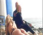 Blonde and Hunk 69 Then She Lowers Herself Onto His Cock from fukin women
