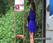 Czech girls get caught pulling their pants and peeing at a b from girl by 2 b