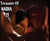 Treasure Of Nadia #21 - INSANE DEEPTHROAT 12 Inch Cock from india nadia oil