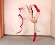 Very talented gymnast babe Sasha Galop from namithasuxess sadha xxxarishma kapoor nude pornhub size
