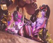 Overwatch - Dva & Widowmaker Orgasmic Doggy With Massive Cumshot (Sound) from a new experience overwatch