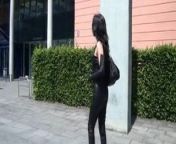 A Diva walking in leather pants from lady vanessa fetish diva leather coat xxx video mom taboobangladeshioads