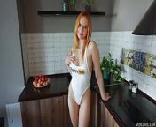 Petite housewife lets her tall lover fuck her ass and pussy in the kitchen from desi lovers cheating