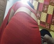 My aunty Hard Rock fuck Red saree from aunty red saree first nite