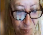 NEW AMATEUR GETS CUM IN FACE & MOUTH, FACIAL CIM COMPILATION PART2 from mom cum in face