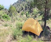 The tourist heard loud moaning and caught couple fucking in the tent. from nudist junior french