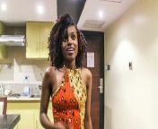 Tanzanian Amateur Ebony Model Cast For a Fake Job from tanzania block porn