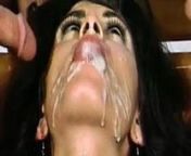 Cum bath, Heather taking two hot loads on her fucking face from hot nouds