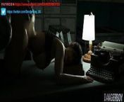 Claire Redfield gets fucked by Mr X from hentai mr