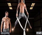 Dante Colle Fucks Dale Missionary While Dale Suspends In Midair With The Aerial Silks - Men from silk gay