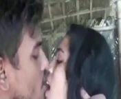 Cuple kissing in village from dasi cuple
