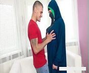 Hot Blonde Saggy Boobs Girl Fucking in Burka from sex in burkha muslim