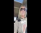 Solo - White Hot Sexy Grandma in her car from wxxx hot sexy