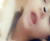 Cute teen sucking dildo from cute latina teen on snapchat