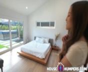 Househumpers Hot Asian Wife and Real Estate Agent Have Threesome with Husband in Bedroom from bengali real house wife photo