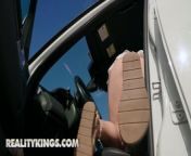 REALITY KINGS - Brandy Renee Uses Her Big Tits To Lure The Tow Driver To Fuck Her & Save Her Car from renee griffin sex
