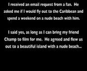Helena Price - My Caribbean Nude Beach Vacation Part 2 - Getting Felt Up By A Black Man! from perman paco nude butt