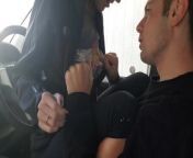Stranded in the Cold: Hot Couple Warms up Car- Screaming Dick Ride Orgasms from car driver aur malkin sex video