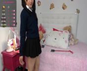 Hot schoolgirl teases in her room from bur chuchi image