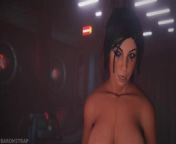 Lara Croft in the Orgasm Machine from qara